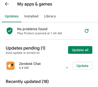 Update All Apps on the Phone
