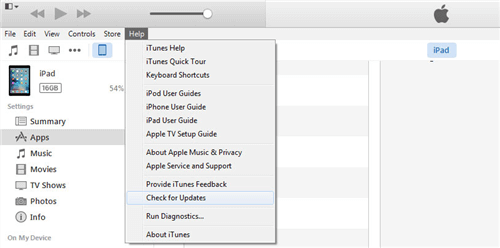Update iTunes to the Latest Version – Check for Updates