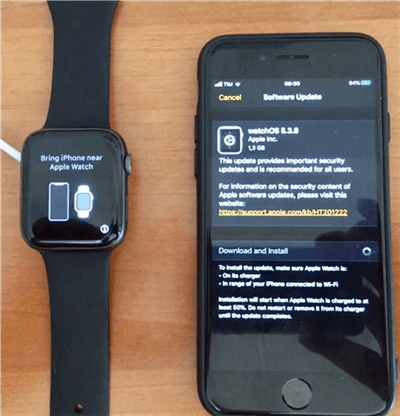 Update Apple Watch