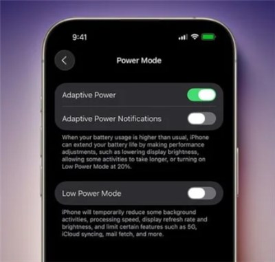 Using Adaptive Power Mode