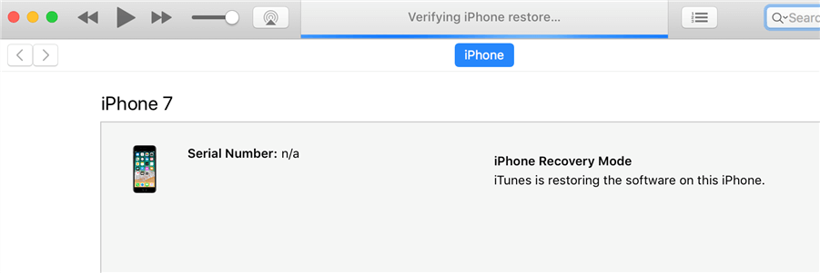 itunes restore iphone