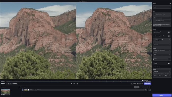 AI Video Clearer - Topaz Labs