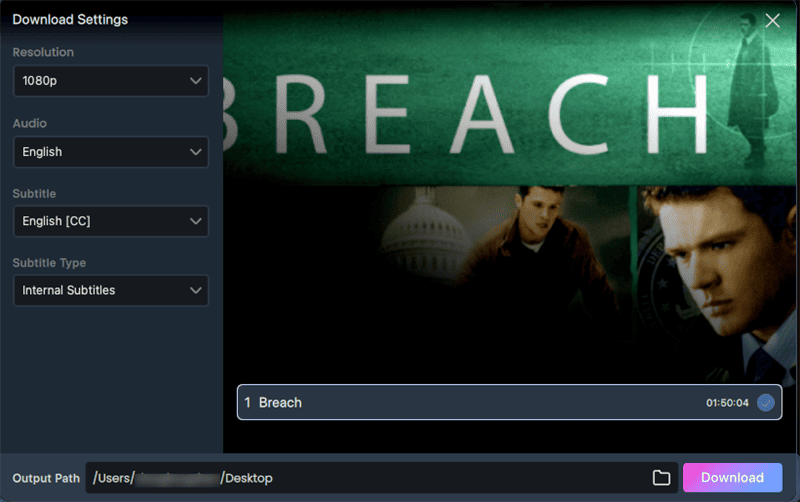 Video Settings Before Downloading