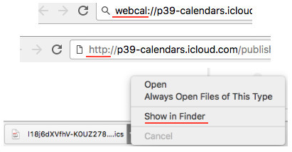 View iCloud Calendar in Google by Importing Ics File - Step 2