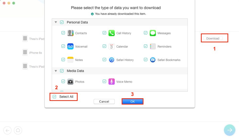 Access backup files on mac for iphone 6