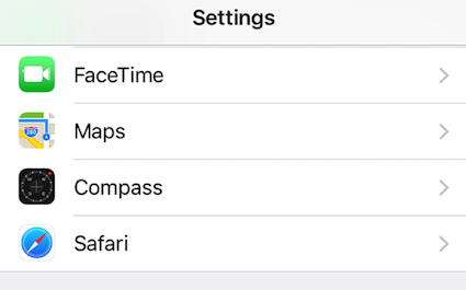 Launch Safari Settings on Your iPhone/iPad