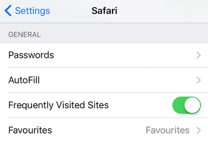 Access the Passwords Section in Safari Settings on Your iPhone/iPad