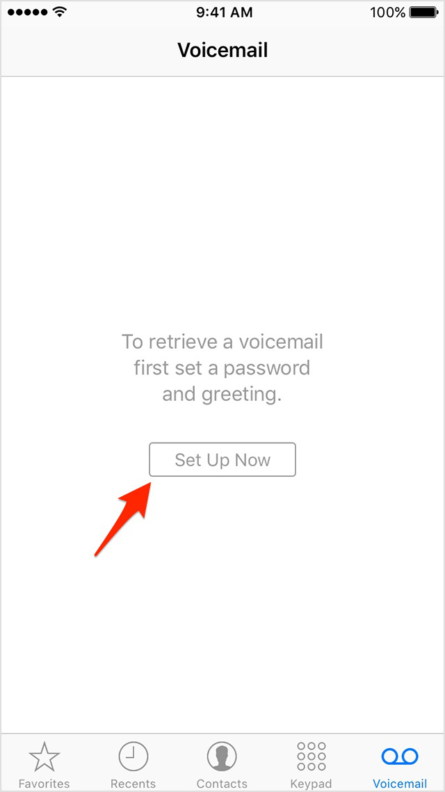 Set Up a New Visual Voicemail on iPhone