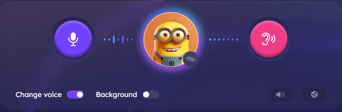 Voice Change Area Settings