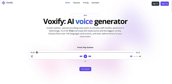 Voxify AI Voice Generator