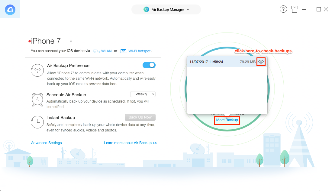How to Automatically Backup iPhone - Step 3