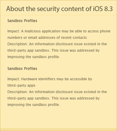 sandbox profile