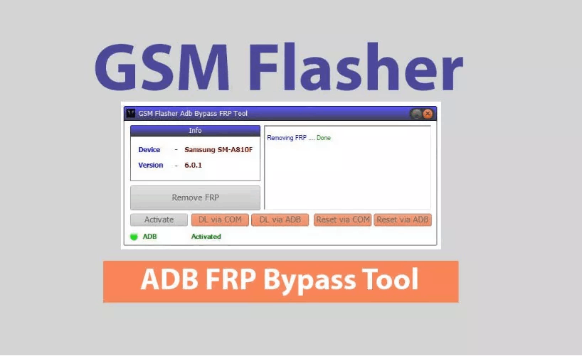 GSM Flasher FRP Bypass Tool