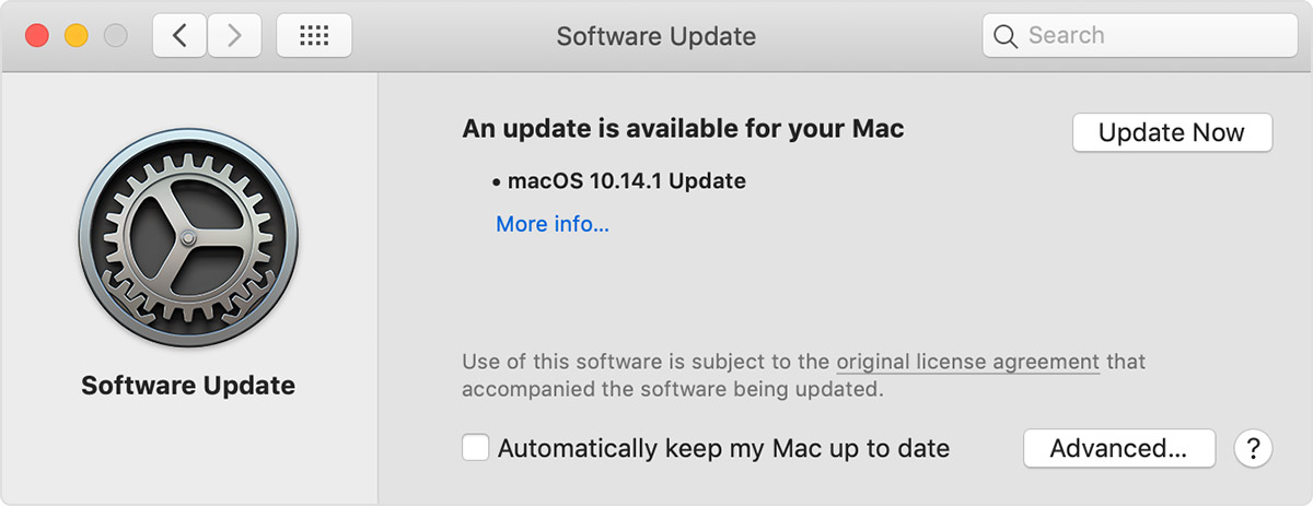 Update iTunes in macOS Mojave