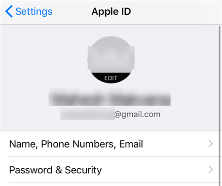 Recover iCloud Email from the iPhone