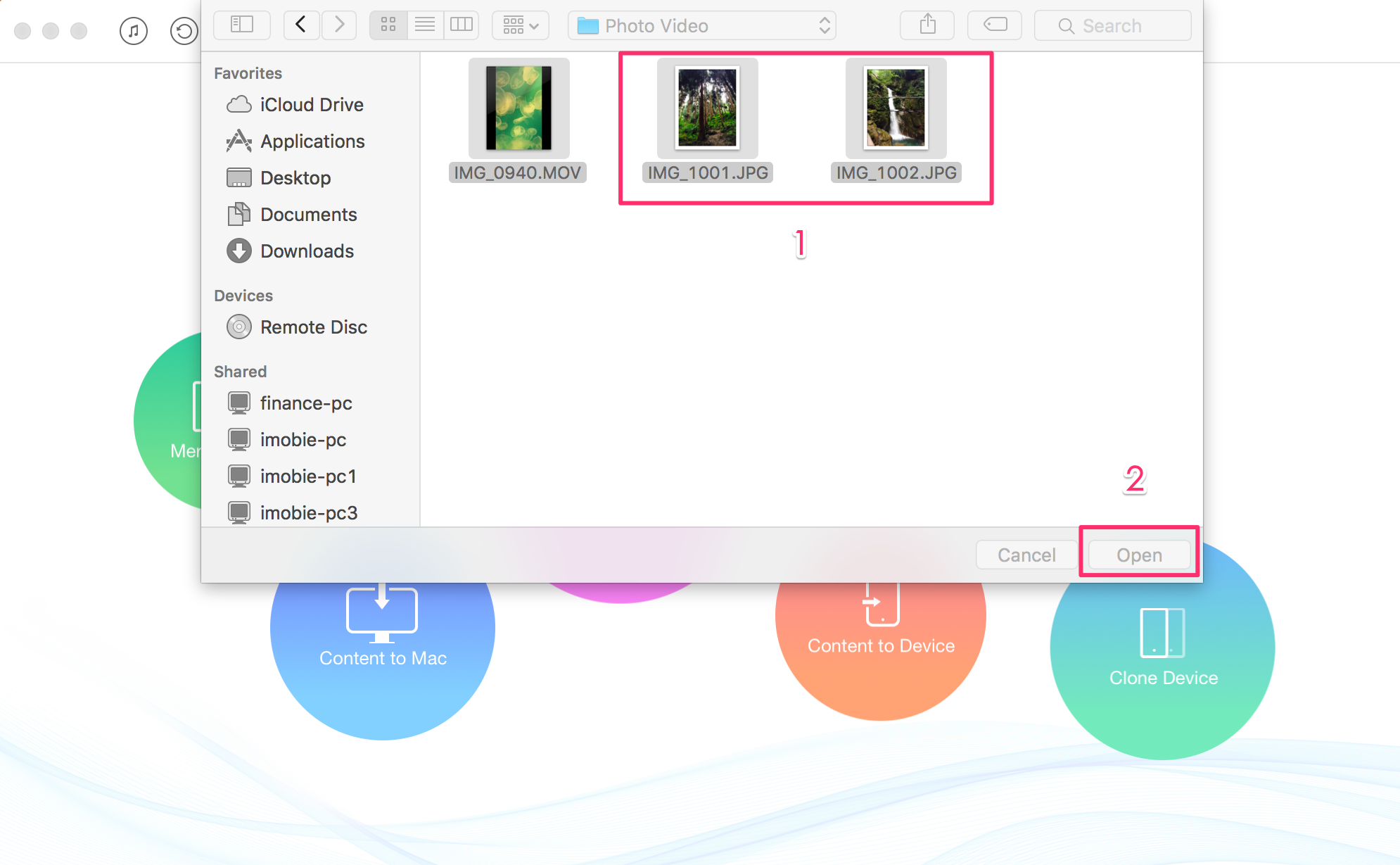 How to Transfer Photos from Computer to iPhone/iPad/iPod – Step 2