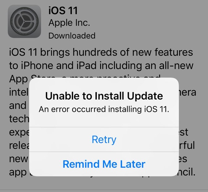 Download apps: Cant download ios 11