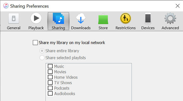 Turn off unwanted options in iTunes