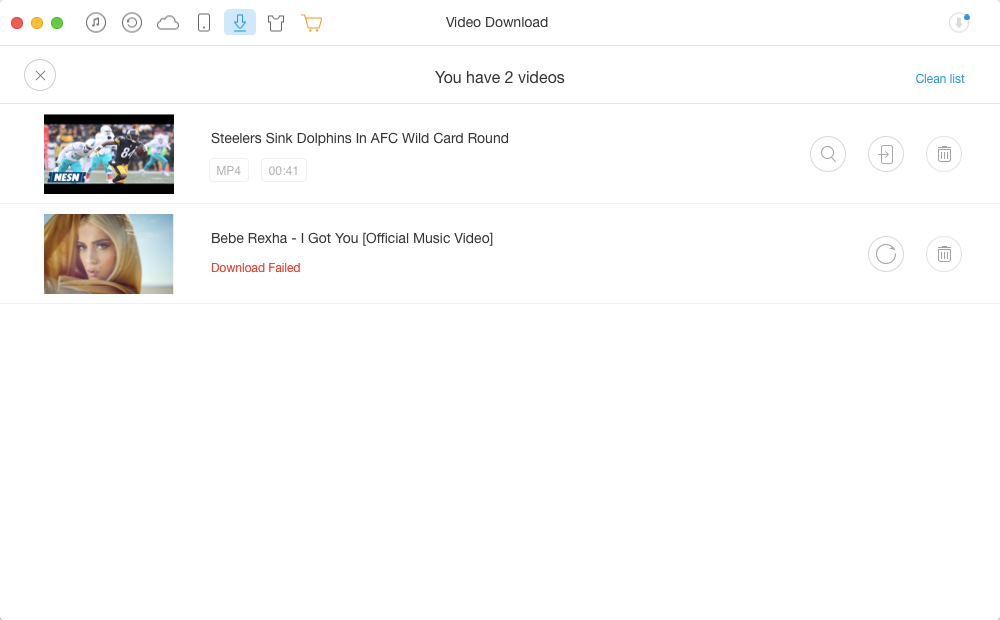 How to Download YouTube Videos with AnyTrans - Step 3