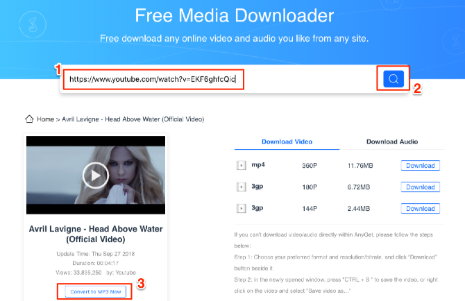 download any link to mp4