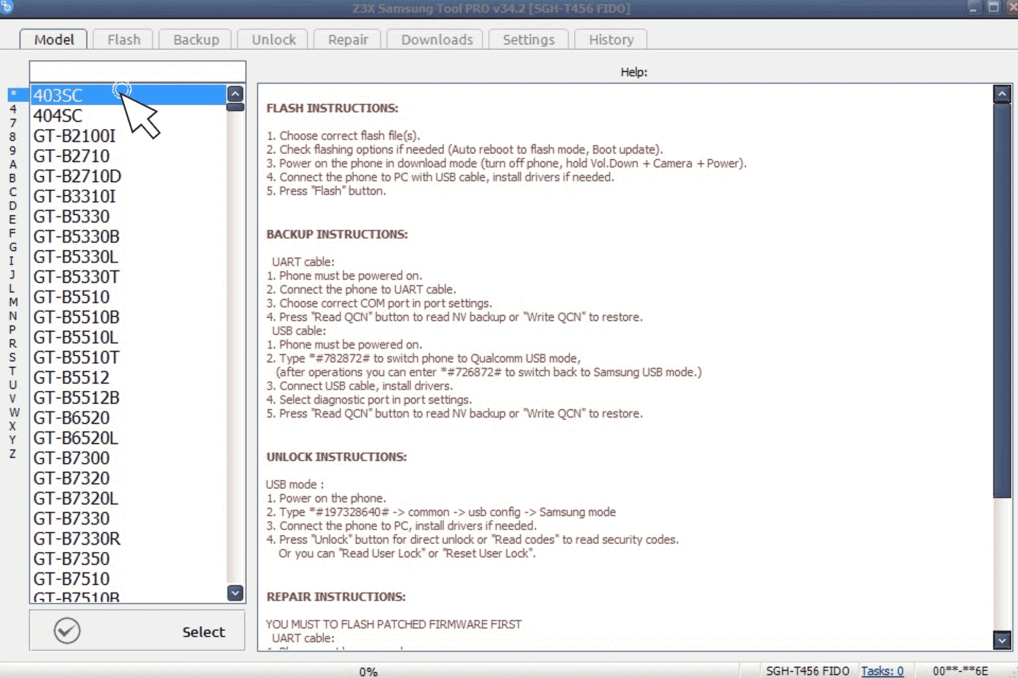 Z3X Samsung Tool Guide