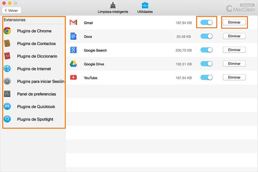 Eliminar o Desactivar los plugins