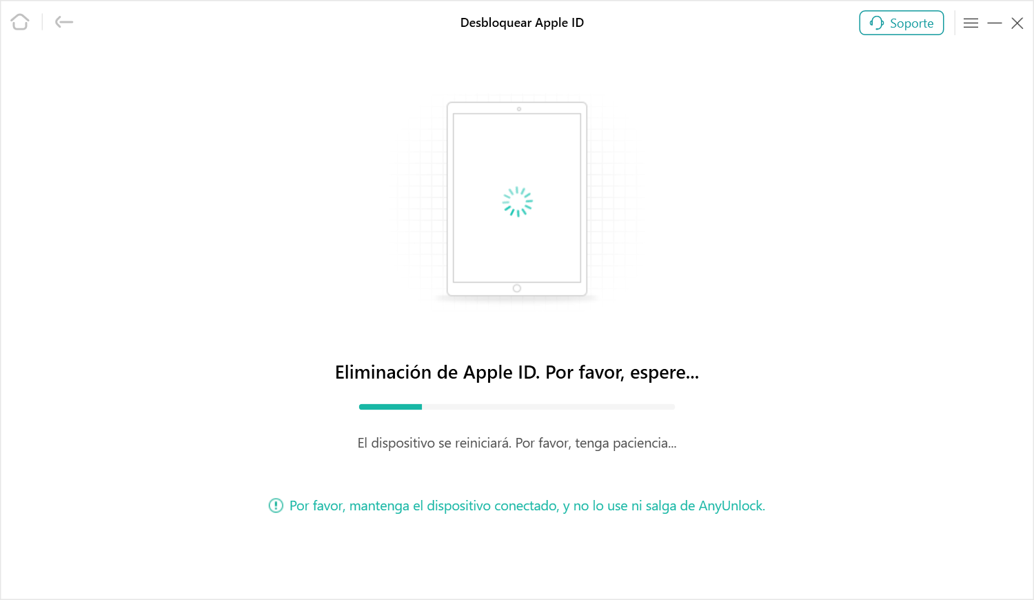 Empezar a desbloquear Apple ID