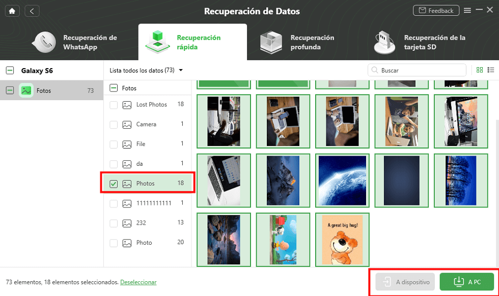 Droidkit fotos borradas