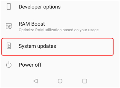 actualizar sistema de Android