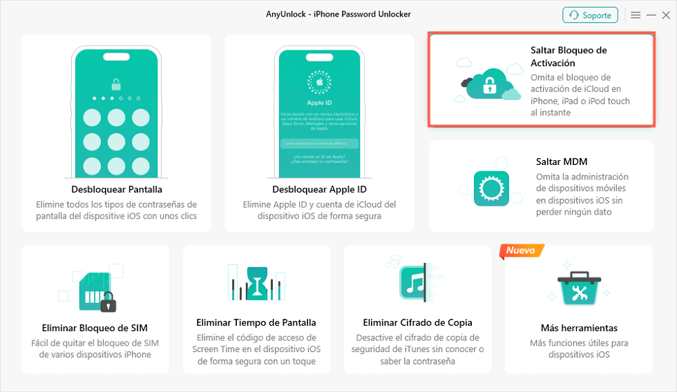 Saltar Bloqueo de Activación para un iPhone iCloud bloqueado