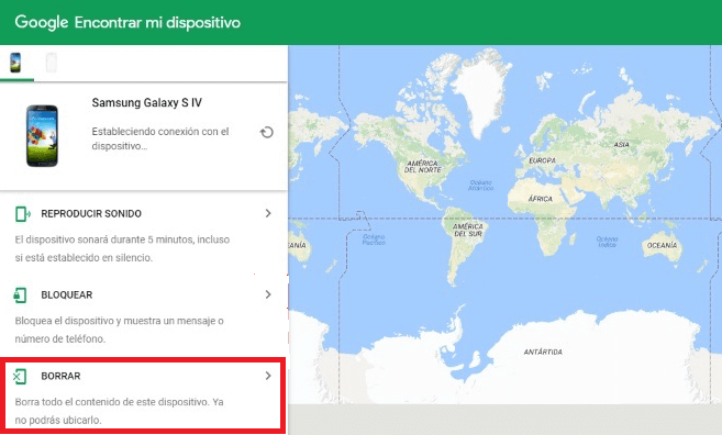 Cómo desbloquear un celular Motorola con PIN sin borrar nada con Encontrar mi dispositivo