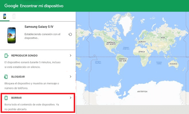 Cómo desbloquear un celular con contraseña Motorola con Encontrar mi dispositivo