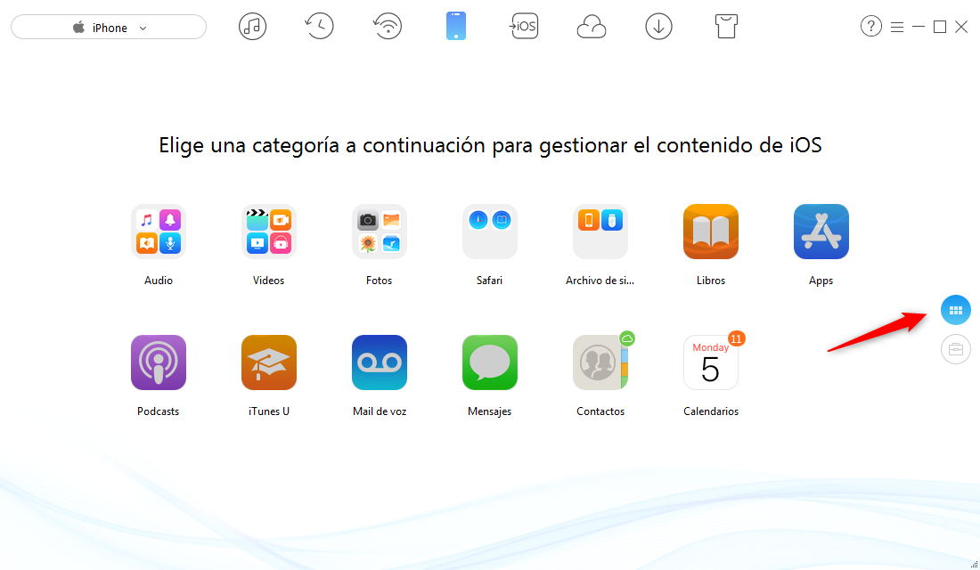 Pasar canciones de ordenador a tu iPhone - Paso 1