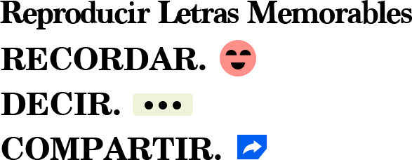 Play Lyrics Memories-REMEMBER.-TELL.-SHARE.