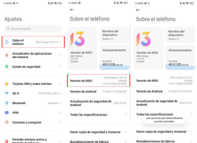 Activa las opciones de desarrollador en Ajustes - Bypass Bootloader Xiaomi sin esperar