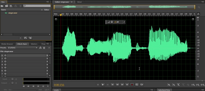 Adobe Audition-cambiar voz de hombre a mujer en tiempo real