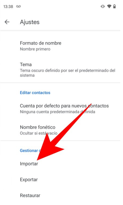 Importa los contactos en el nuevo teléfono – Cómo pasar los contactos de un celular a otro