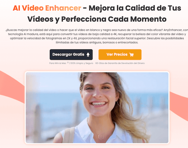 AnyEnhancer - Cómo mejorar calidad de video online