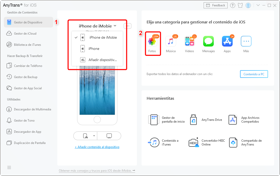 Cómo pasar fotos de un iPhone a otro con facilidad iMobie Inc.