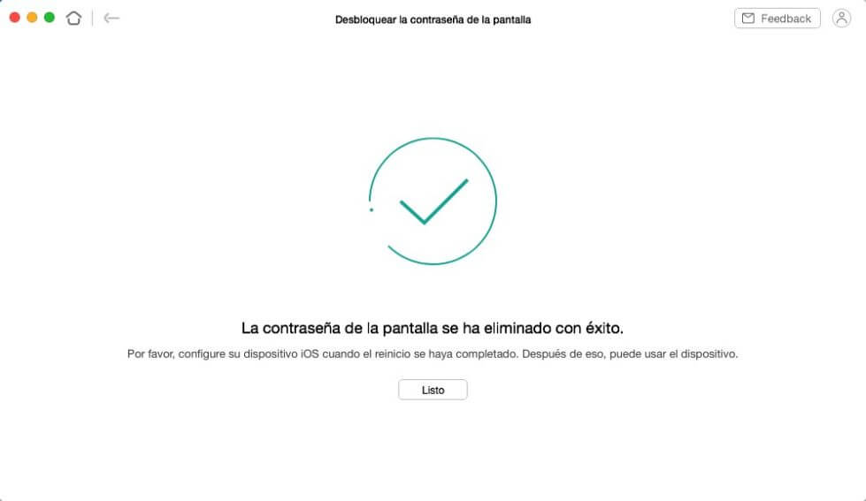 Eliminar con Éxito la contraseña de Pantalla a Través de AnyUnlock