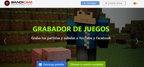 Grabador de juegos Bandicam