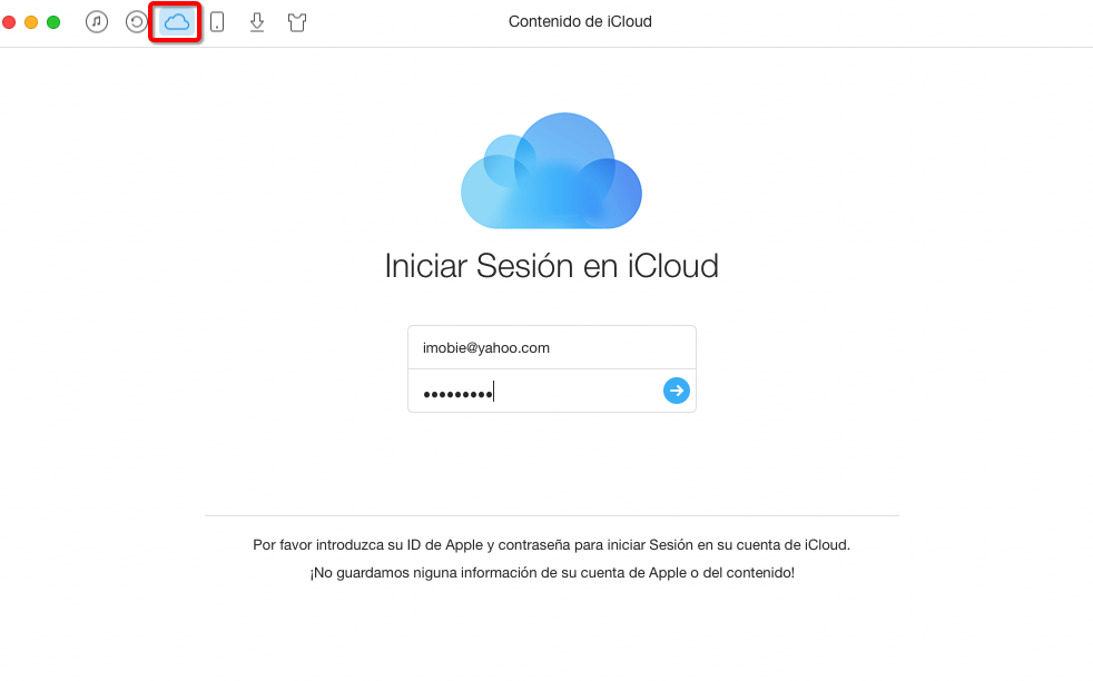 Cómo recuperar los contactos de iCloud con AnyTrnas – Paso 3