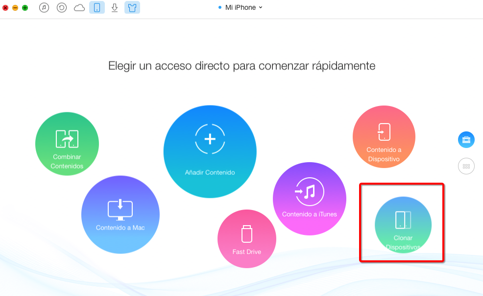 Sincronizar Calendario de iPhone con AnyTrans – paso 3