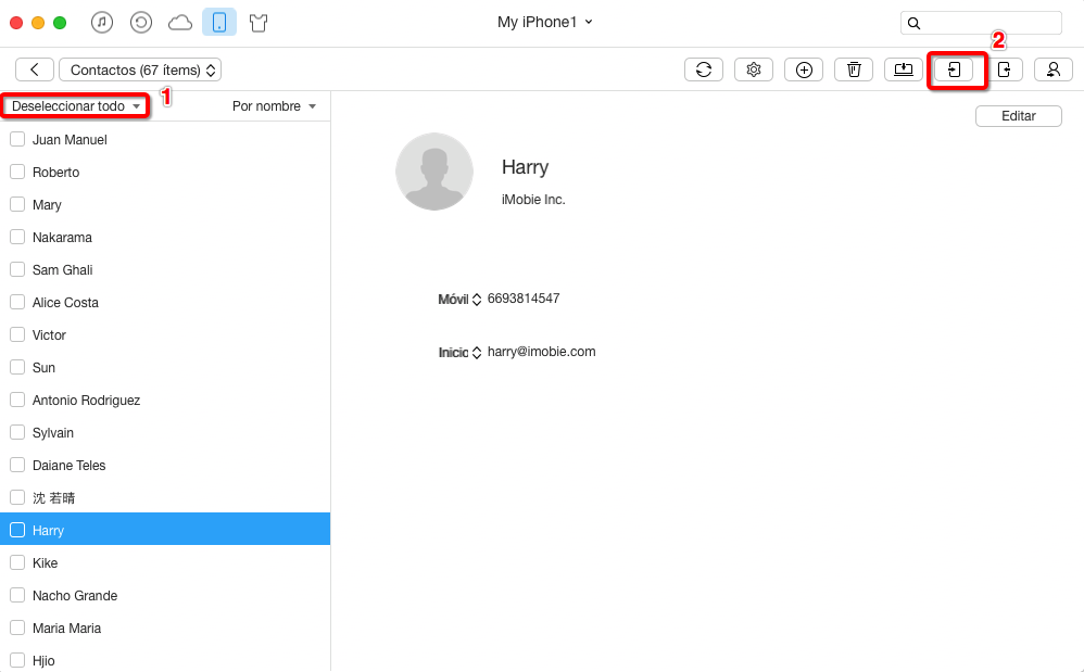 Cómo transferir aplicaciones desde un iPhone a otro – Paso 3