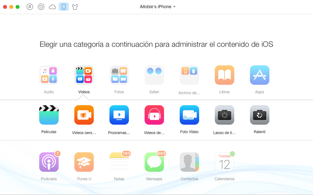 Cómo Transferir Vídeo al iPhone - Paso 3