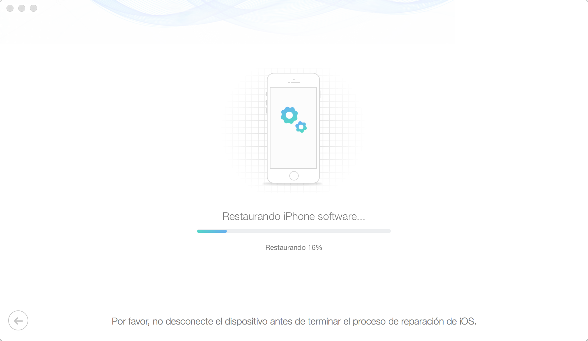 Reparar iPhone en modo normal - Paso 4