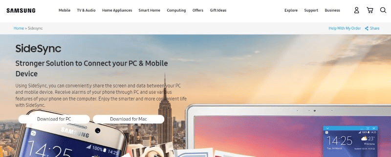 Samsung Descargar Sidesync