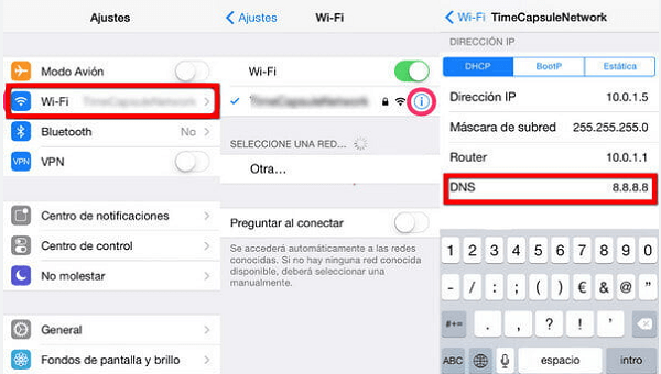 Cómo quitar el bloqueo de activación de un iPad con DNS 