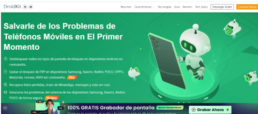 Descarga Droidkit en tu ordenador