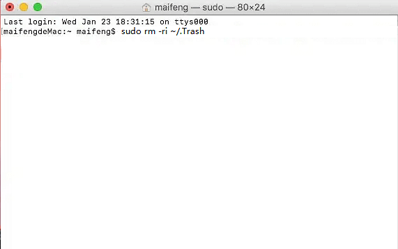 Utiliza comandos de terminal para recuperar archivos borrados de Mac
